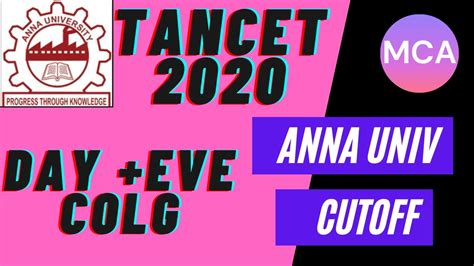 tancet 2020 cut off